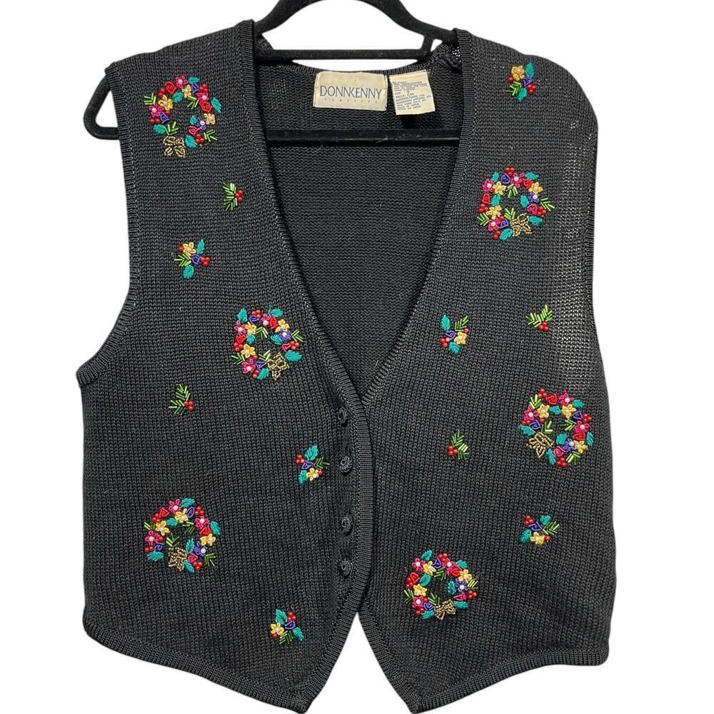 Vintage Donnkenny Classics Christmas Vest / Size-Small